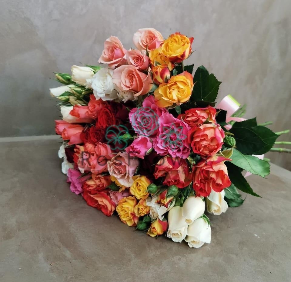 Букет цветов из: Розы в Захарово Раменского района