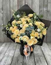 Букет цветов из:  Розы и Лизиантусы #REPLACE_PRED# Захарово Раменского района