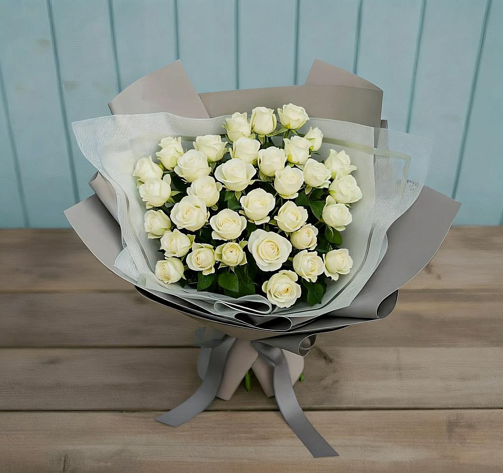 Букет Белоснежная нежность в Захарово Раменского района