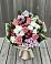 Букет цветов из: Альстромерии, Гвоздики, Розы и Хризантемы в Захарово Раменского района