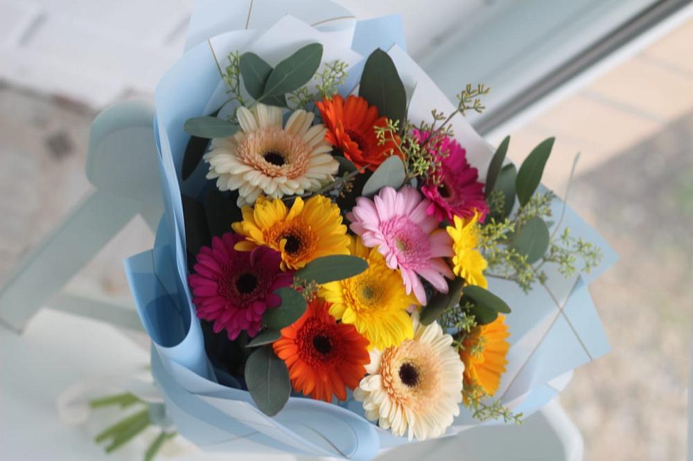 Букет цветов из: Герберы в Захарово Раменского района