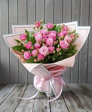 Букет Розовый кустик #REPLACE_PRED# Захарово Раменского района