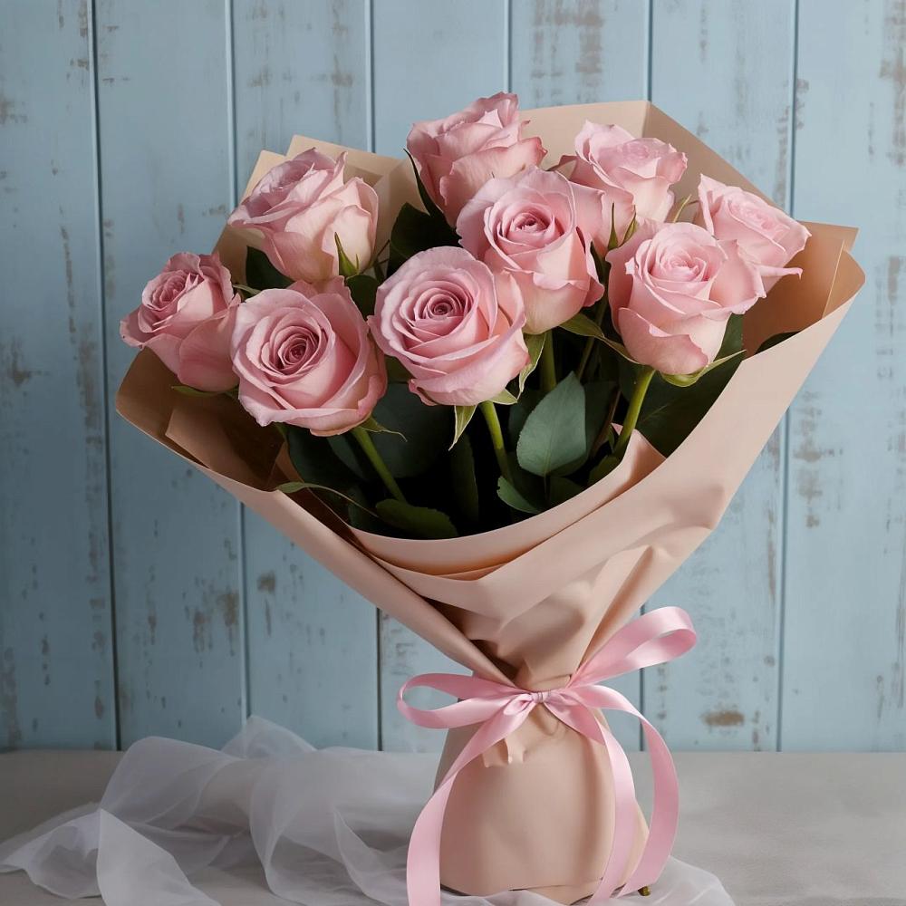 Букет цветов из: Розы в Захарово Раменского района