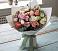 Букет цветов из: Розы, Лизиантусы и Гвоздики в Захарово Раменского района