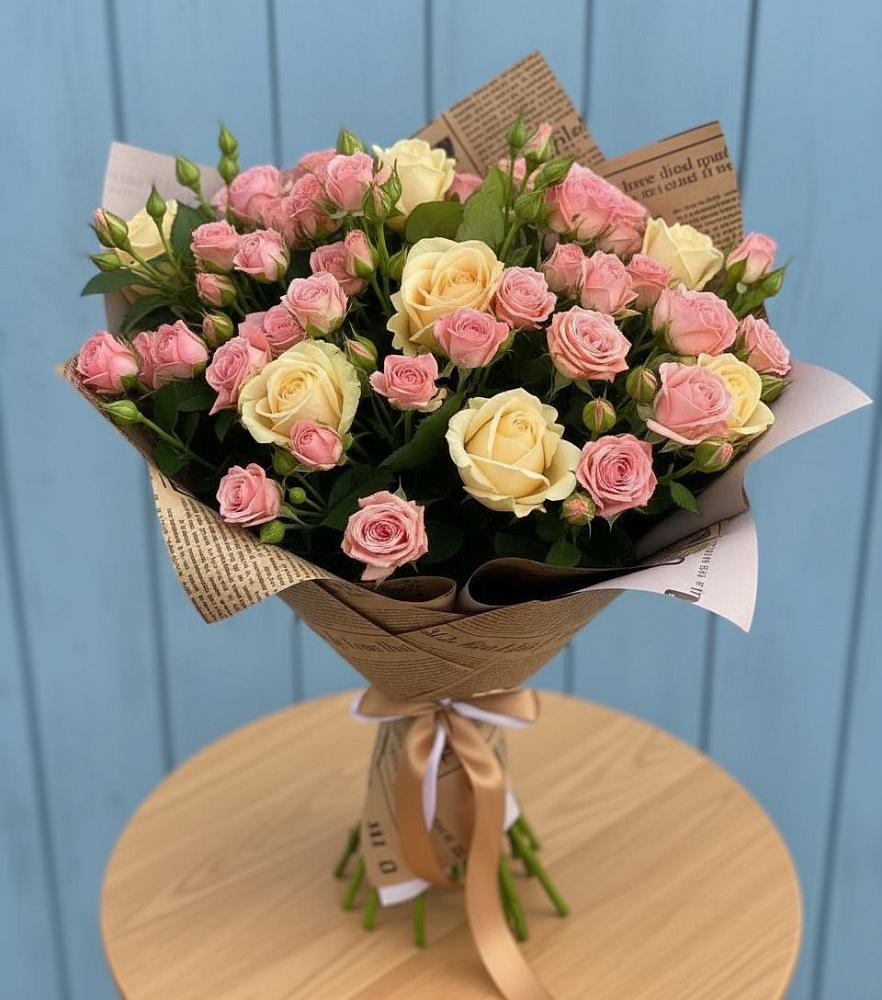 Букет цветов из: Розы в Захарово Раменского района