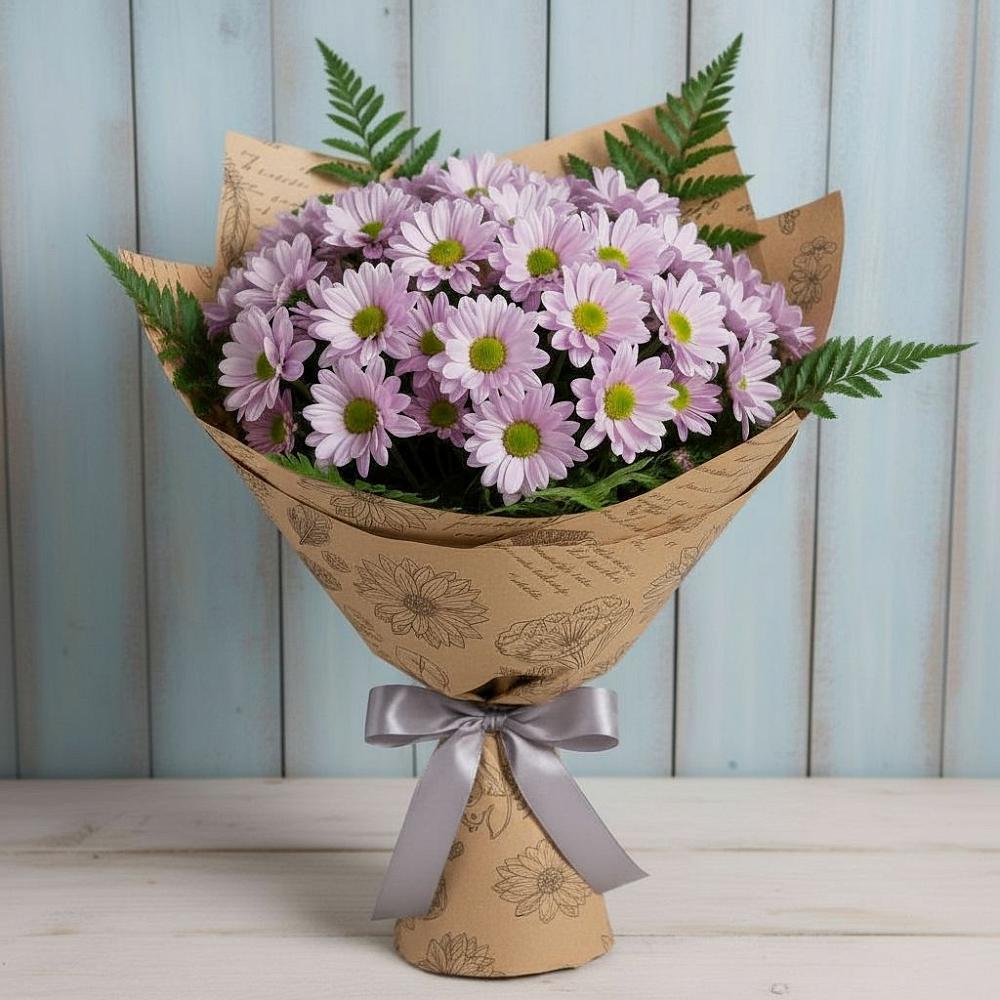 Букет цветов из: Хризантемы в Захарово Раменского района