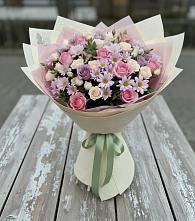 Букет цветов из:  Розы и Хризантемы #REPLACE_PRED# Захарово Раменского района