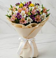 Букет цветов из:  Альстромерии в Захарово Раменского района