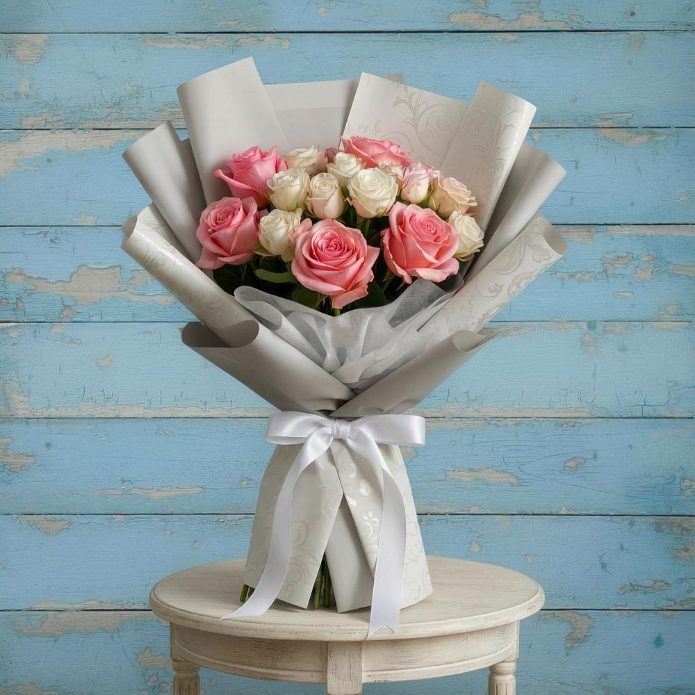 Букет цветов из: Розы в Захарово Раменского района