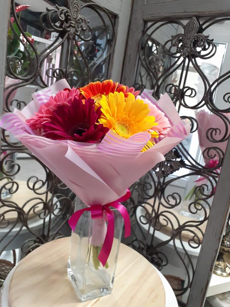 Букет цветов из: Герберы в Захарово Раменского района