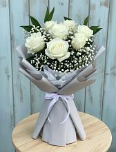 Букет цветов из:  Розы в Захарово Раменского района