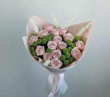 Букет цветов из:  Розы и Хризантемы в Захарово Раменского района