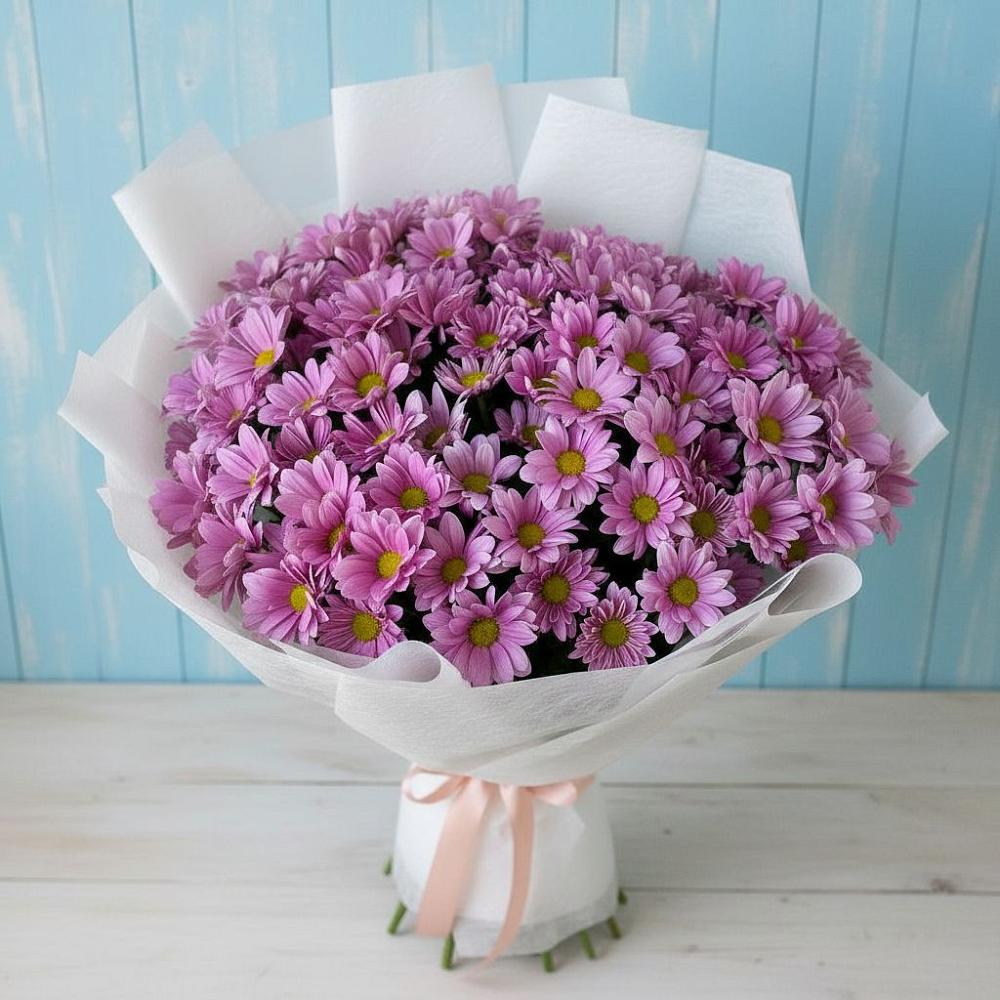Букет цветов из: Хризантемы в Захарово Раменского района