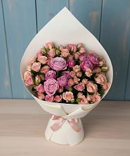 Букет цветов из:  Розы в Захарово Раменского района